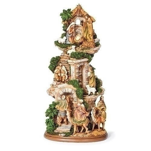 17" Stable Nativity Scene | Resin