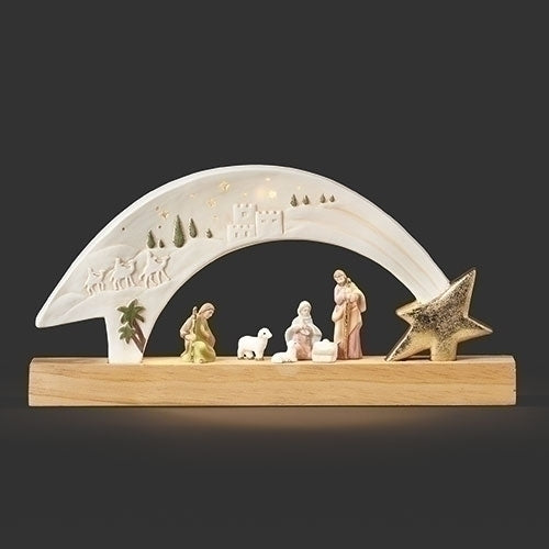 Lighted Shooting Star Nativity