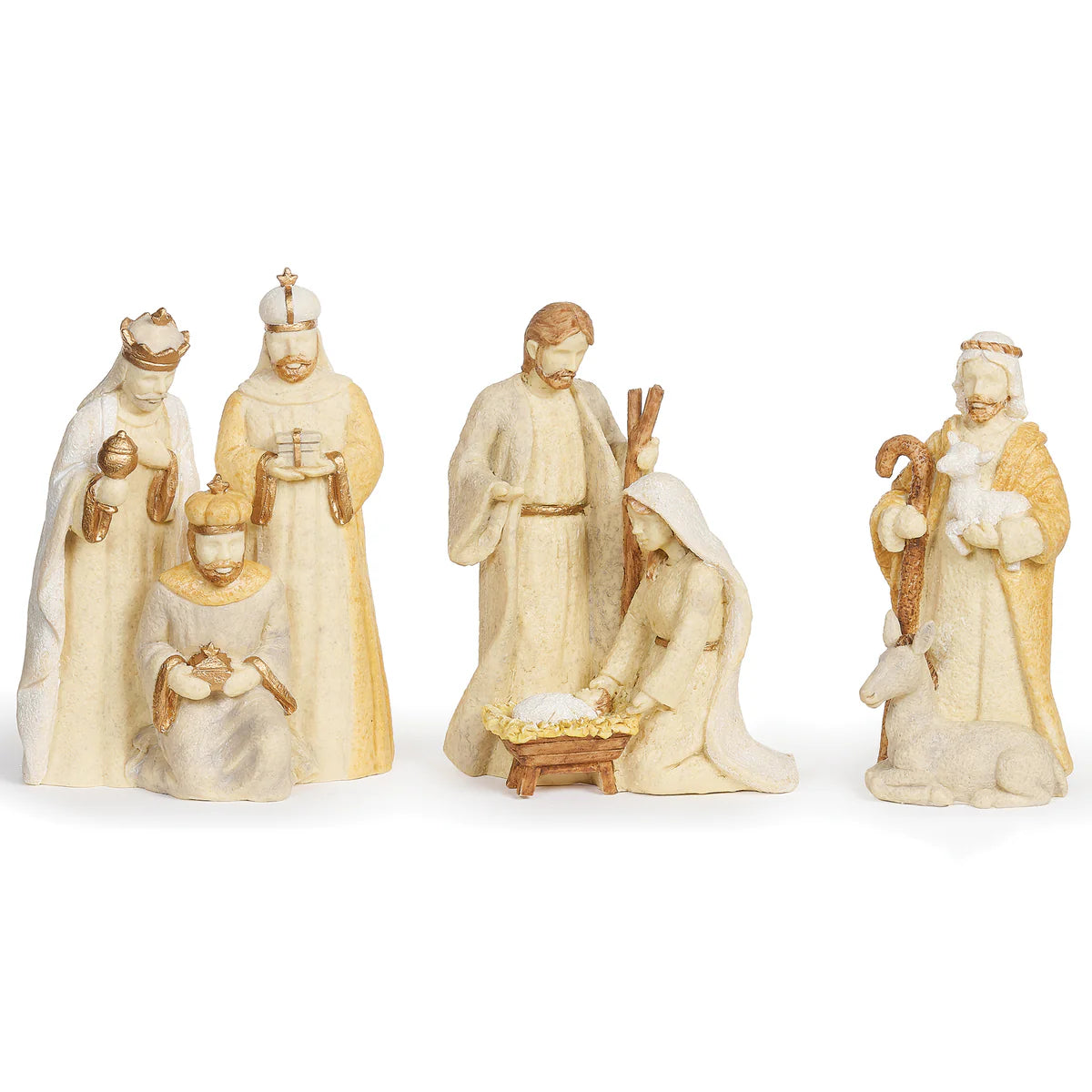 4.5" Faithstone Colorway Nativity Set | Resin