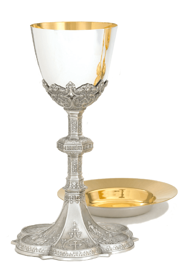 QUICK SHIP | Gold Lined Chalice with Well Paten