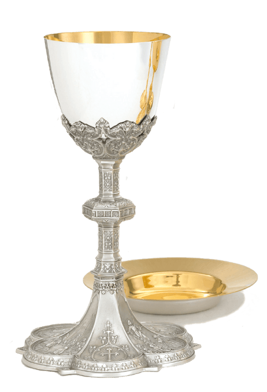 QUICK SHIP | Gold Lined Chalice with Well Paten