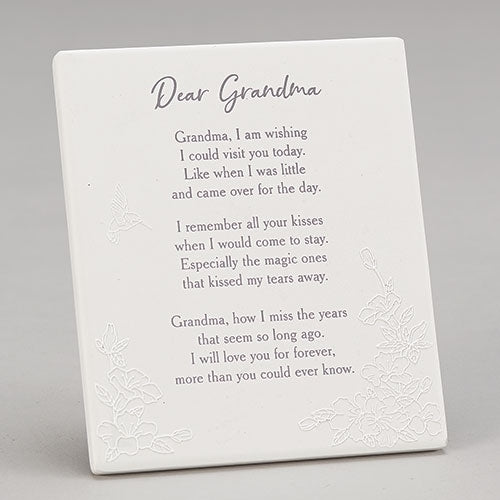 Dear Grandma Wall Plaque