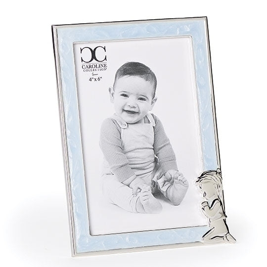 Blue Praying Frame