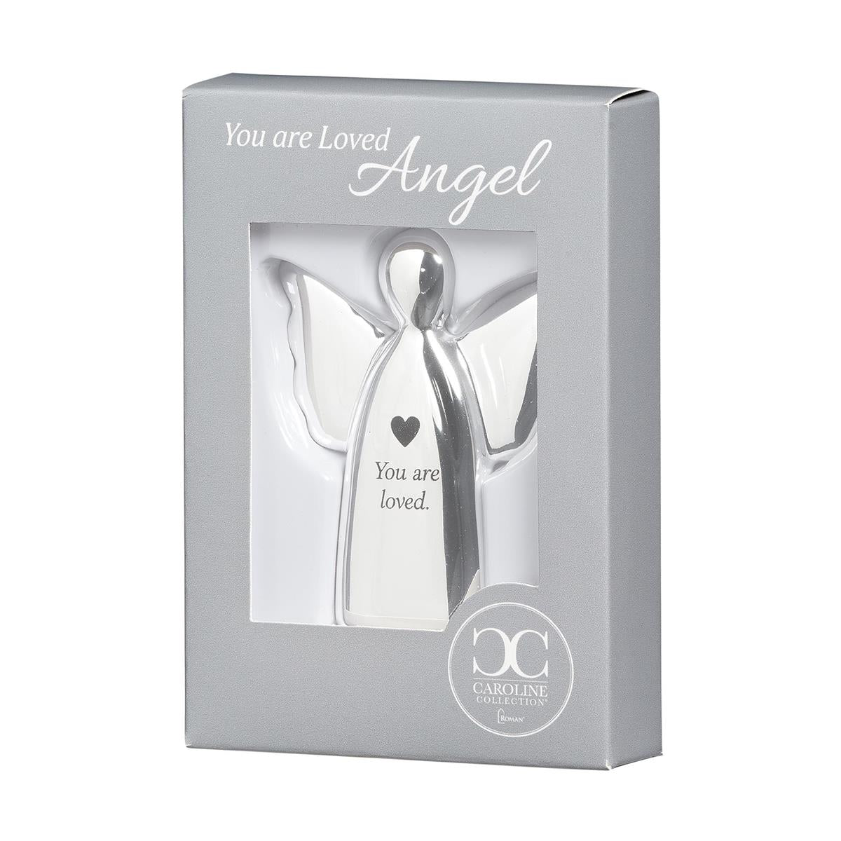 "You are loved." Weighted Angel Figure