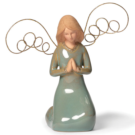 Kneeling Praying Angel Figure