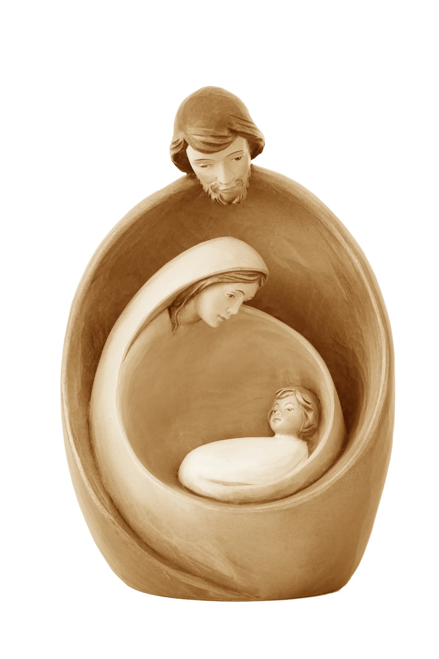 14" Modern Holy Family Nativity Figure | Fiberglass | Multiple Finishes