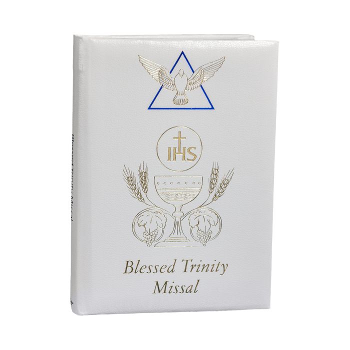 Blessed Trinity Missal with New Mass, Gold and Blue Stamped Cover