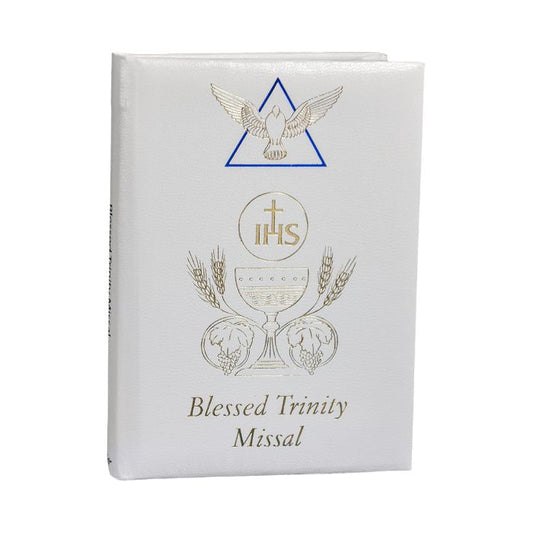 Blessed Trinity Missal with New Mass, Gold and Blue Stamped Cover