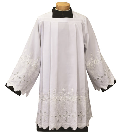 #1899 Washable Embroidered Cross Surplice | Polyester
