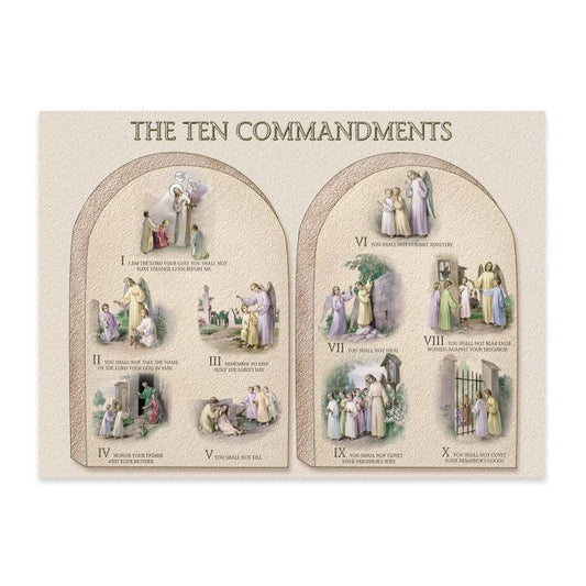 The Ten Commandments Poster