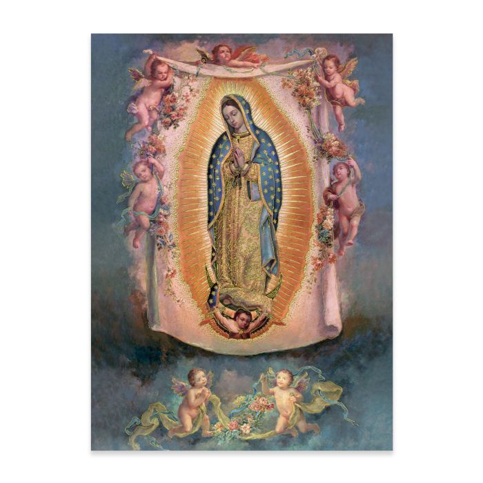 Our Lady of Guadalupe with Angels Poster