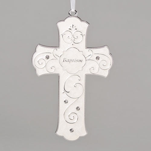 7.25"H Baptism Wall Cross