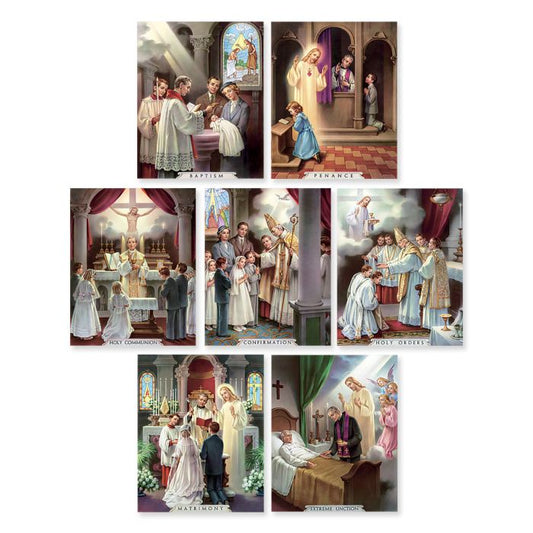 The Seven Sacraments Poster Set