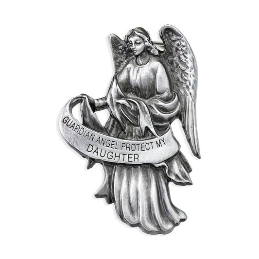 Guardian Angel Protect My Daughter Auto Visor Clip
