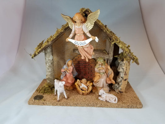 Discontinued - Fontanini Figure Set with Stable