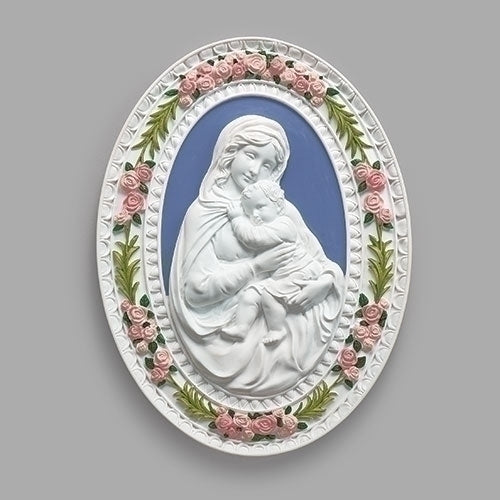 Della Robbia Madonna and Child Plaque