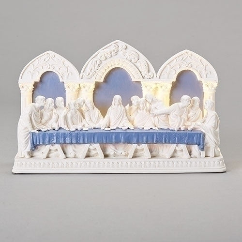 12.25" LED Last Supper Della Robbia Figure | Resin