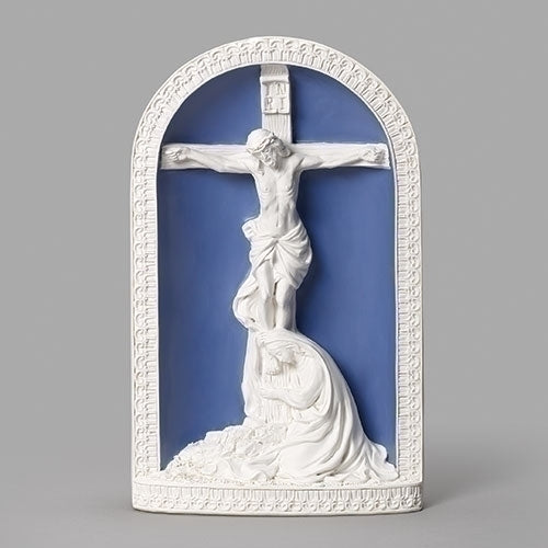 Mary Weeping at Crucifix Della Robbia Arch