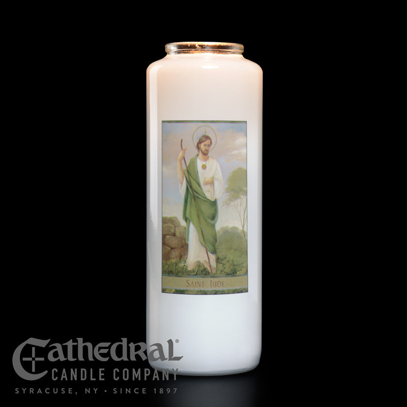 Saint Jude 6-Day Glass Candles
