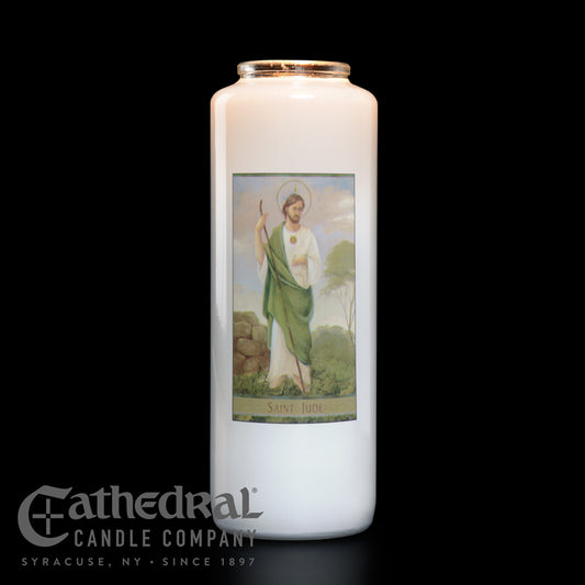 Saint Jude 6-Day Glass Candles