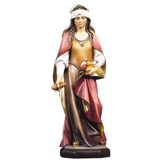 St. Elizabeth of Hungary Statue | Hand Carved in Italy | Multiple Sizes