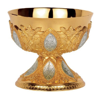 #2132-02 Open Apostles Gold-Plated Ciborium