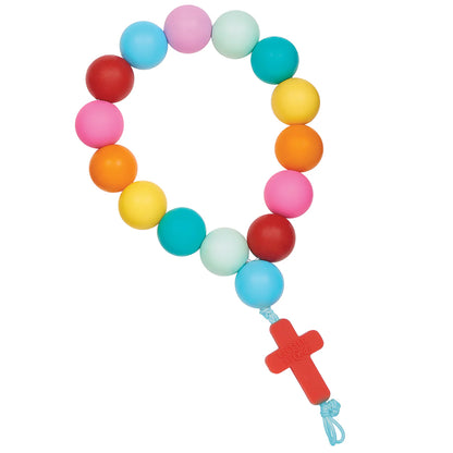 Childrens Blessing Mommy & Me Rosary Bead Bracelet | Gift Boxed
