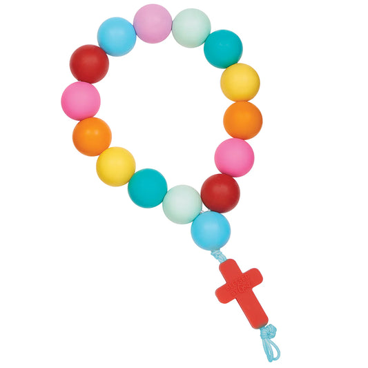 Childrens Blessing Mommy & Me Rosary Bead Bracelet | Gift Boxed