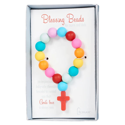 Childrens Blessing Mommy & Me Rosary Bead Bracelet | Gift Boxed