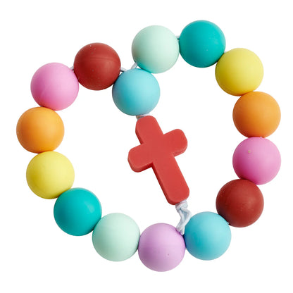 Childrens Blessing Mommy & Me Rosary Bead Bracelet | Gift Boxed