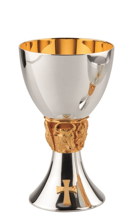 #2240 Four Evangelists Two Toned Chalice