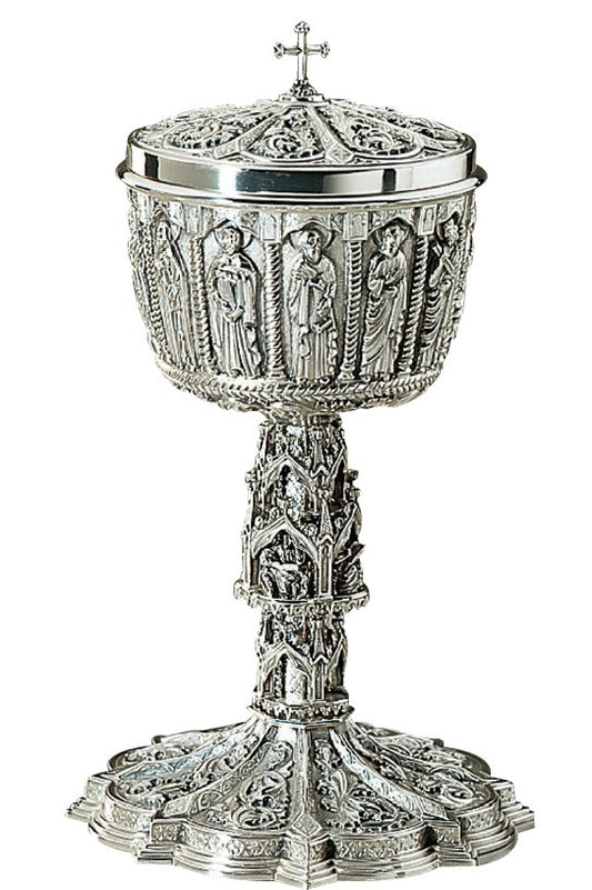 #2393 "The Gothic" Sterling Silver Covered Ciborium
