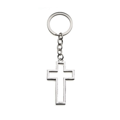 Holy Spirit Cross Keychain