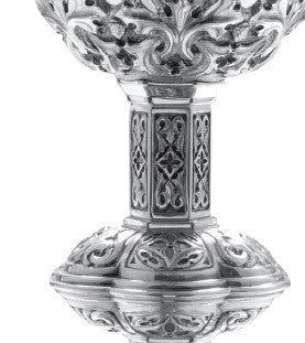 #2450 Silver Plated Chalice & Scale Paten