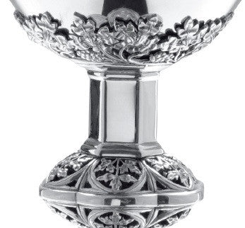#2480 Classic Silver Plated Chalice with Scale Paten