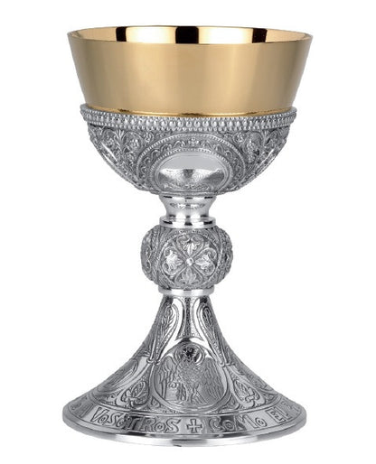 #2490 Four Evangelists Chalice with Dish Paten