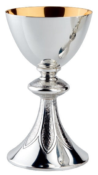 #2525 Elegant Chalice | 7 7/8", 13oz. | Brass | Silver Plated