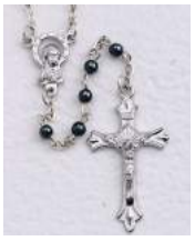 Hematite 4 mm Bead Rosary