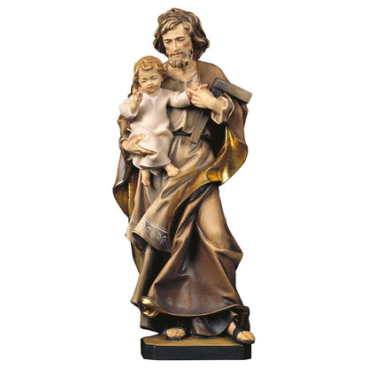 Saint Joseph with Child & Tool Statue | Hand Carved in Italy | Multiple Sizes & Finishes