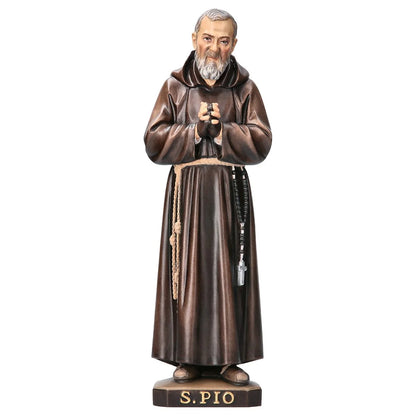 Saint Padre Pio Statue | Hand Carved in Italy | Multiple Sizes