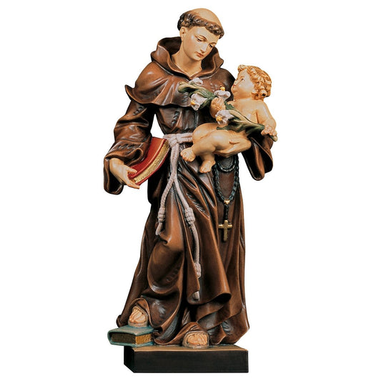 Baroque St. Anthony of Padua Statue | Hand Carved In Italy | Multiple Sizes