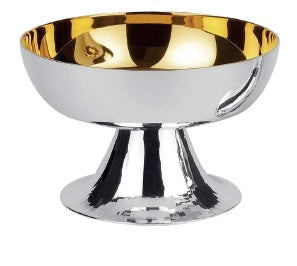 #2767 Hand-Chiseled Open Ciborium | 300 Host Capacity | Silver-Plated