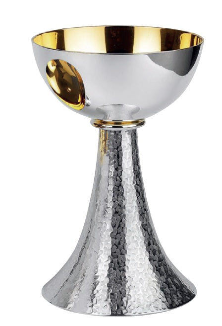 #2775 Hand-Chiseled Chalice | 7", 13 oz. | Silver-Plated