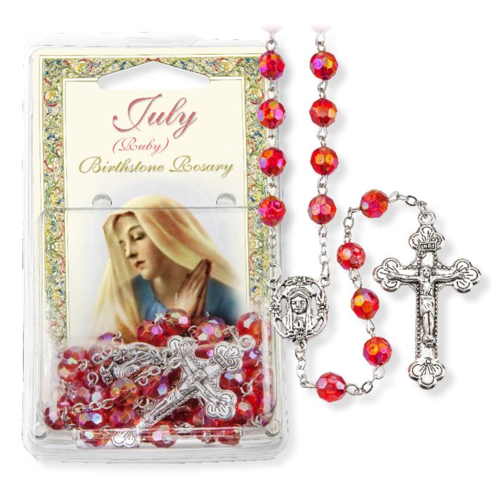 Faceted Birthstone Rosary | All Months