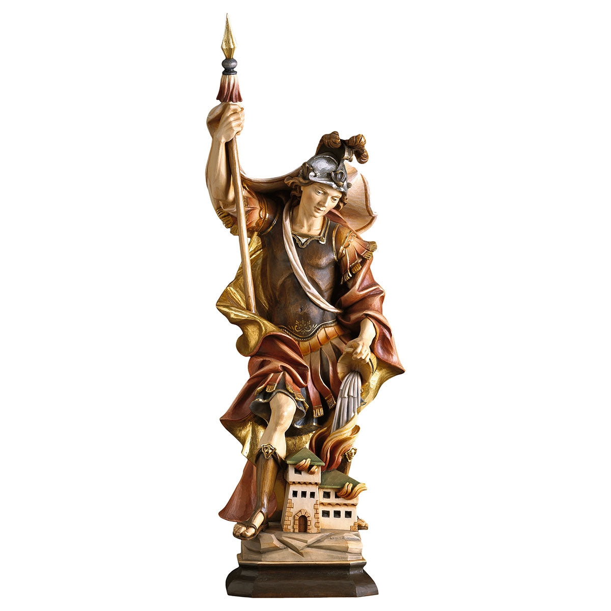 St. Florian Statue | Hand Carved In Italy | Multiple Sizes