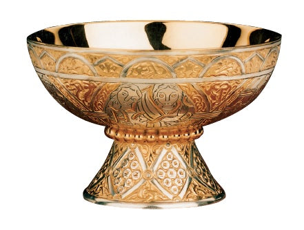 #2914 "The Tassilo" Open Ciborium | Holds 200 Hosts | Multiple Finishes Available