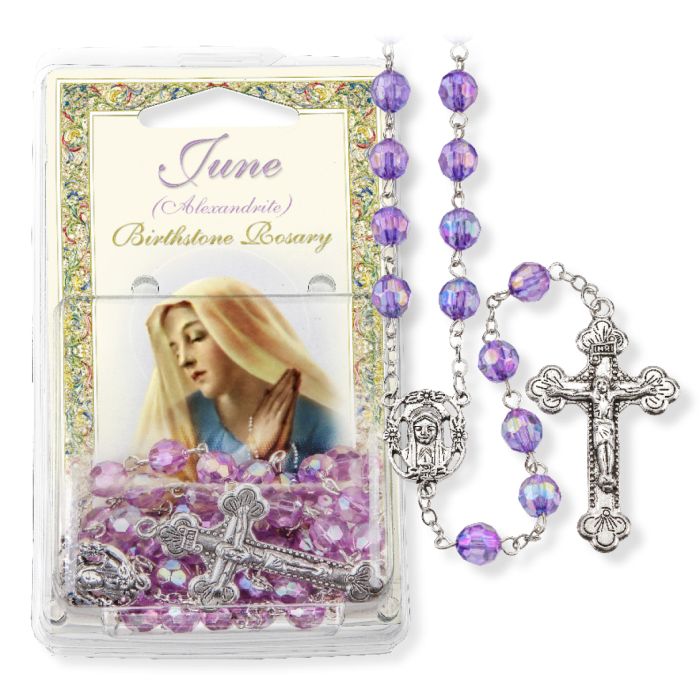 Faceted Birthstone Rosary | All Months
