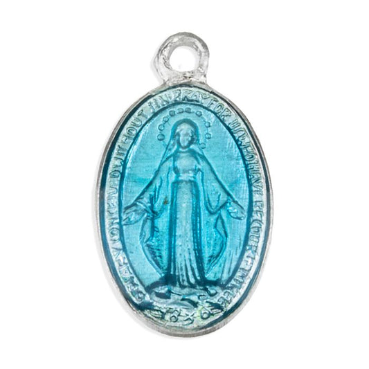 Small Blue Miraculous Medal