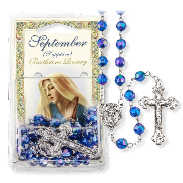 Faceted Birthstone Rosary | All Months