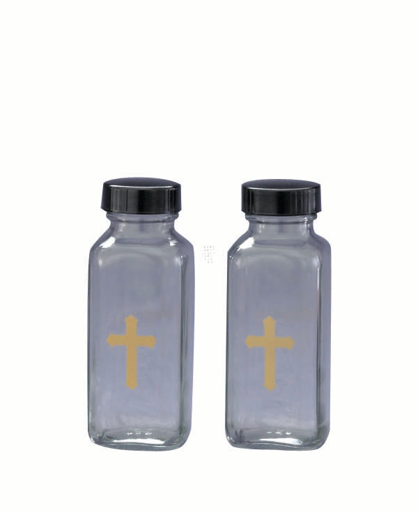 Glass Twist Top Cruet Set - 4oz, 4-1/2"